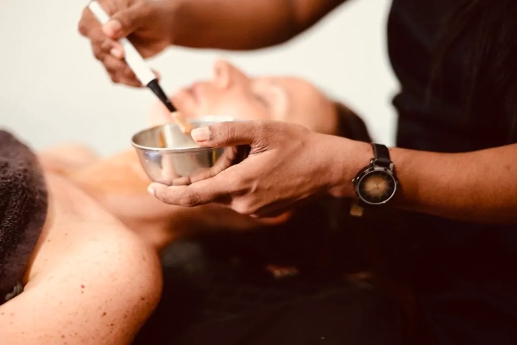 A treatment at Bliss Spa